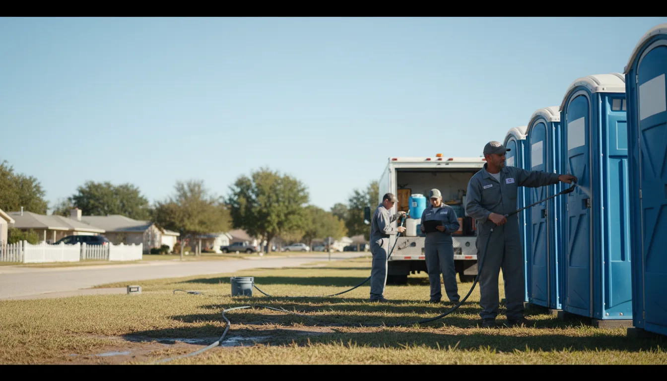 Long-Term Portable Toilet Rental in White Hall, AR near me